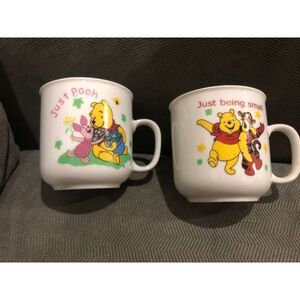 Cute Vintage 2 Set Winnie The Pooh And Friends Cups